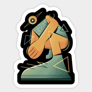 Drone headed breakdancer Sticker